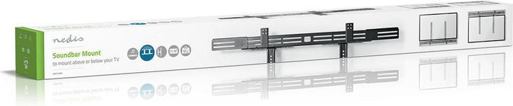 Produktbild Nedis Soundbar Halterung | Universal | Verbunden mit dem TV | 10 kg | Einstellung der Arbeitstiefe (1 Stk., Wandmontage)