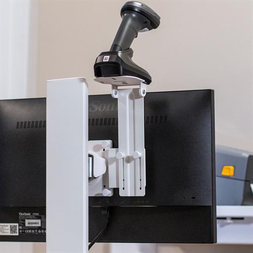 Produktbild Ergotron Top-Mount Scanner Holder Vesa Attach Snow White (Wand, 27")