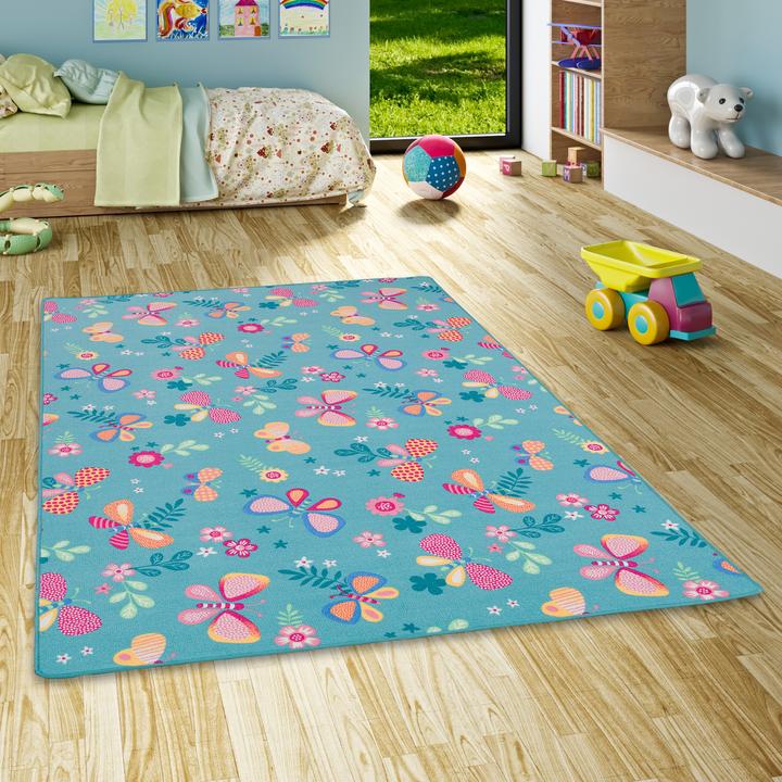 Immagine prodotto Snapstyle Bambini giocare tappeto farfalla (133 x 133 cm)