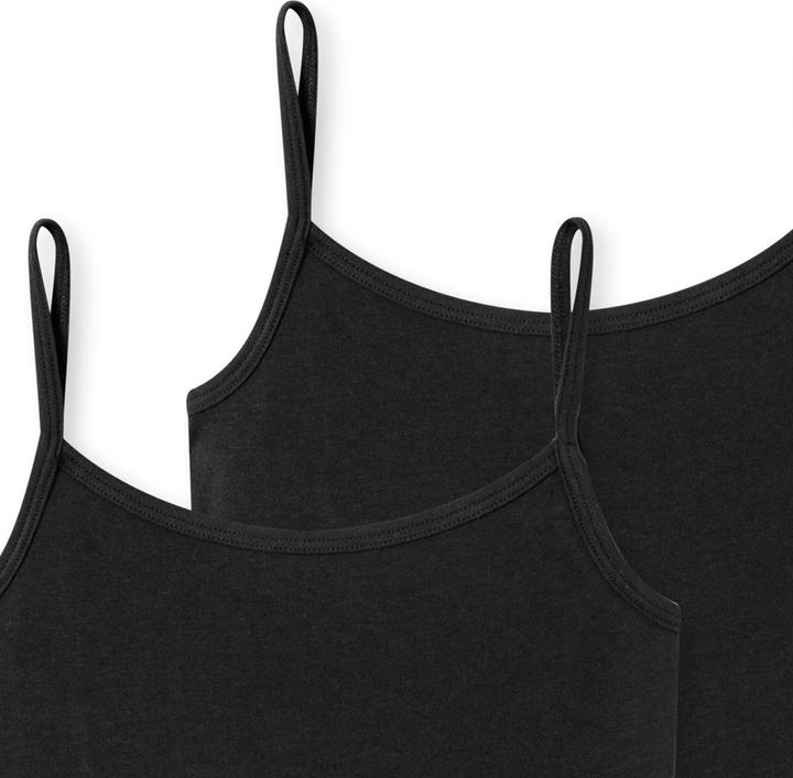 Immagine prodotto Schiesser Confezione di 6 ragazze adolescenti 95/5 di cotone organico Spaghetti Tops / Sottogonne (176)