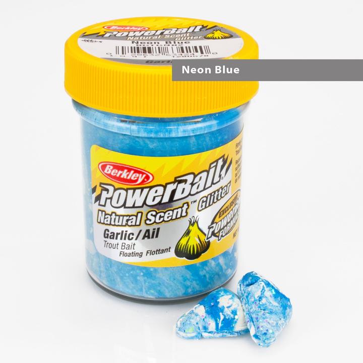 Produktbild Berkley Powerbait Natural Scent Garlic Neon Blue