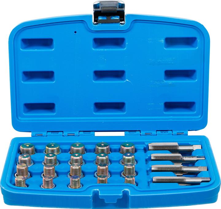 Actual product image BGS Repair Kit for Oil Drain Threads 64 pcs.