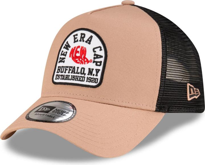 Image du produit New Era 9Forty A-Frame Trucker Cap - State Patch Beige (Taille unique)