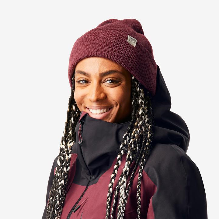 Image du produit Wedze Veste de ski femme polyvalente et chaude - FR100 bordeaux/noir (XL)