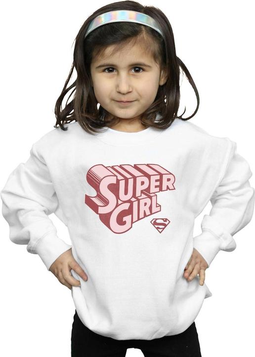 Immagine prodotto Supergirl Retro Logo Felpa Ragazze (116)