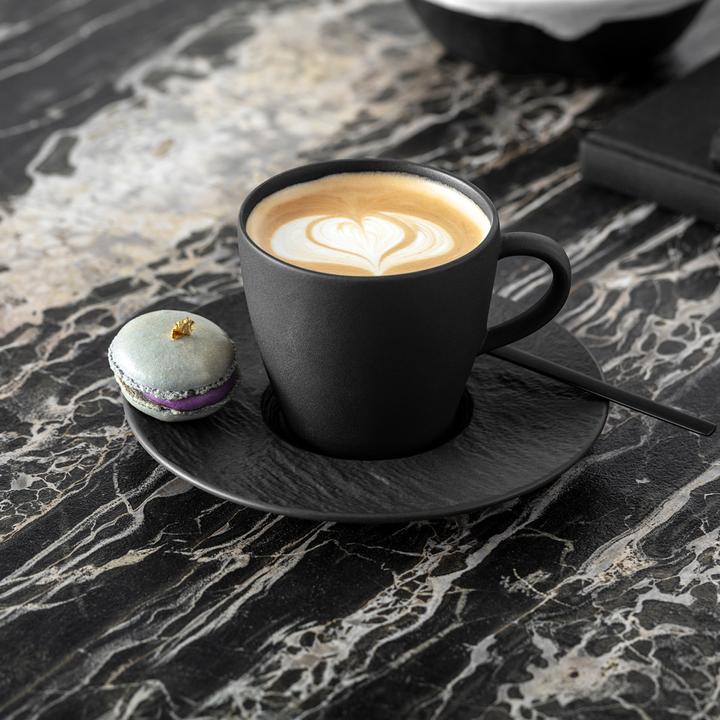 Actual product image Villeroy & Boch Coffee Cup and Saucer 2pcs Manufacture Rock blanc (220 ml, 2 x)
