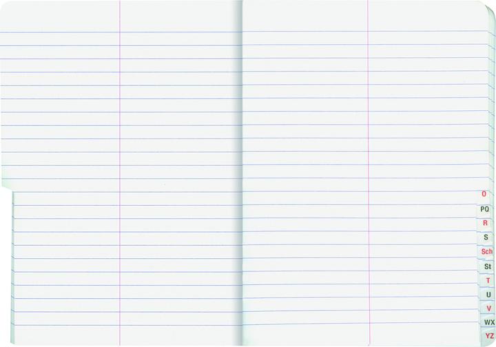Produktbild Oxford Vokabelheft mit Register A5, 48 Blatt, m. Register A-Z, 90 g/m² (A5, Speziallineatur, Weicher Einband)
