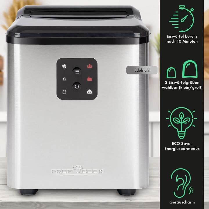 Produktbild Proficook Prof Eiswürfelbereiter PC-EWB 1253 inox (EU-Stecker)