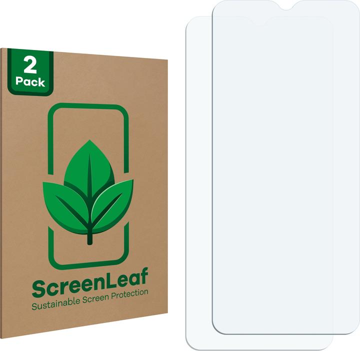 Productafbeelding ScreenLeaf Beschermfolie duurzame beeldschermbescherming Beeldschermbeschermfolie Helder Transparant (2 Stuk, ZTE Blade A53 Pro)