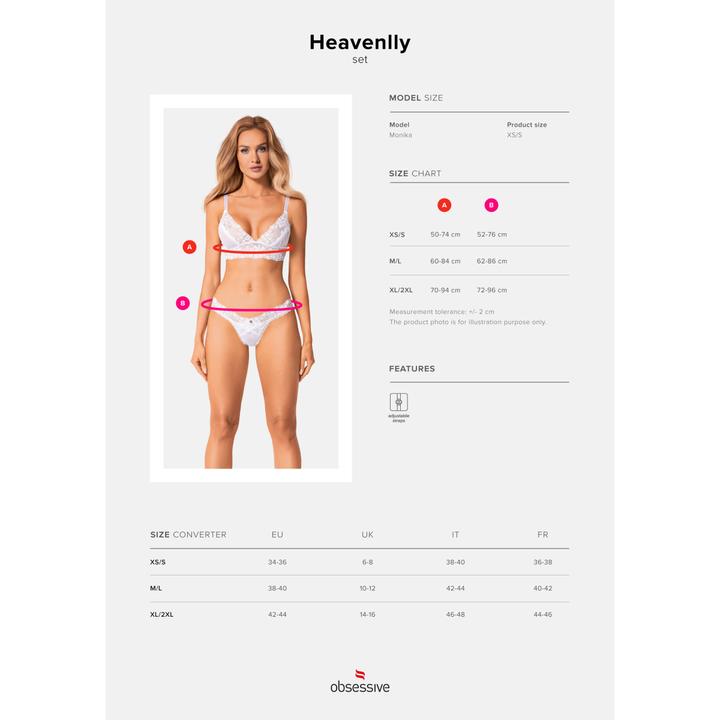 Actual product image Obsessive Heavenlly 2-Piece Set M/L (M/L)