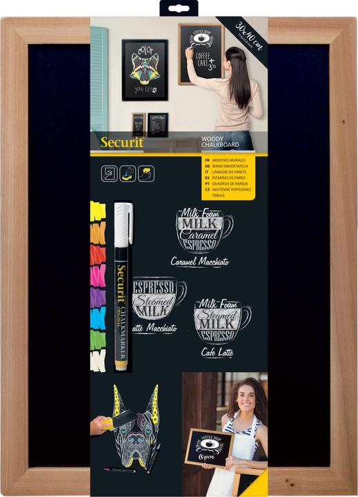 Actual product image Securit Woody (Blackboard, 30 x 40 cm)