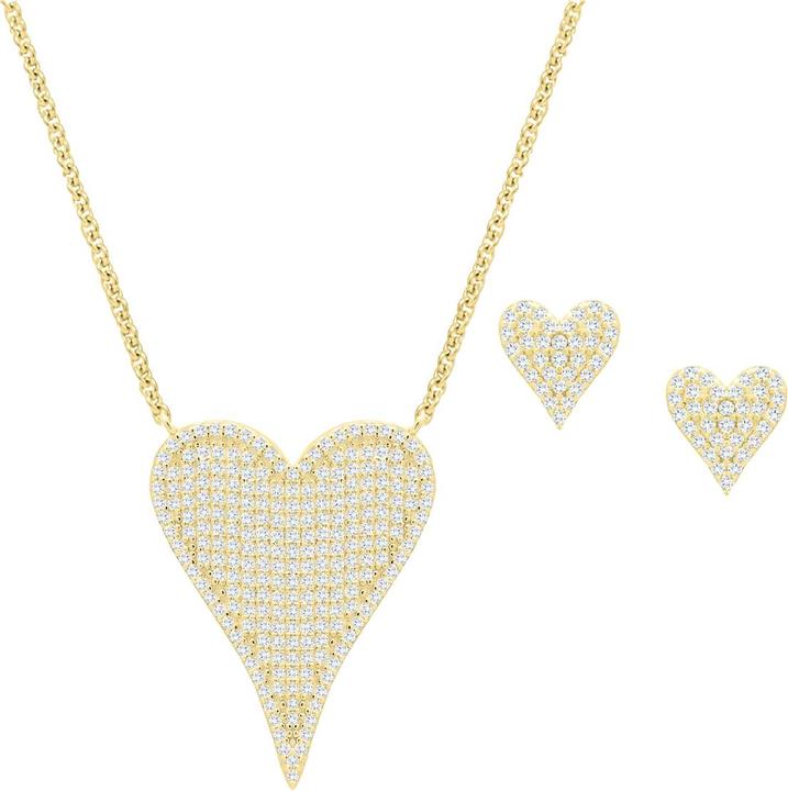 Immagine prodotto Candy Set di gioielli Inesse, argento 925, placcato oro (Argento 925, Placcato oro 18k)
