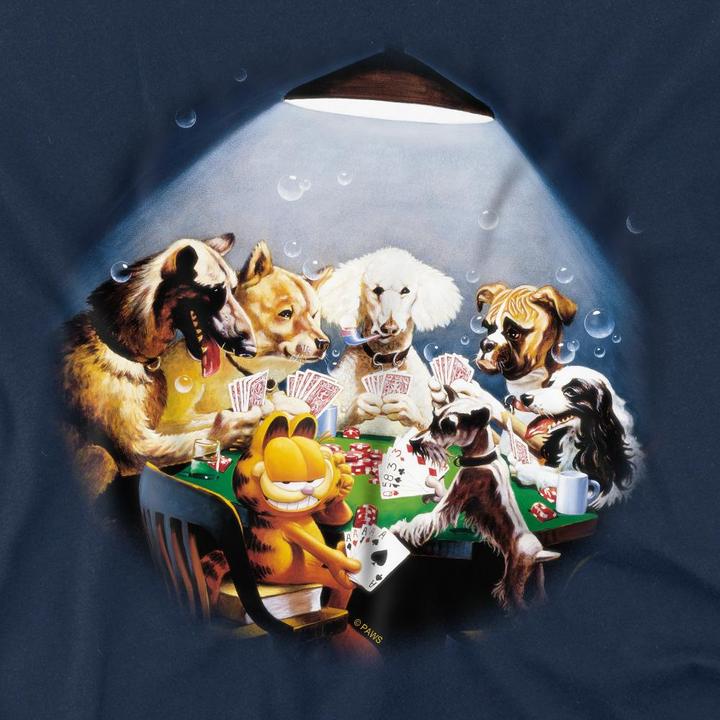 Produktbild Garfield Playing With The Big Dogs TShirt (4XL)