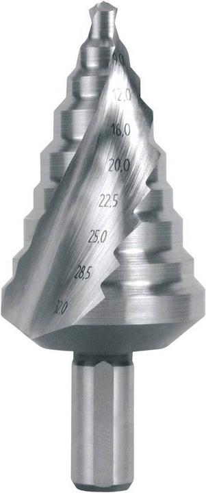 Image du produit Ruko Foret étagé HSS à cannelures hélicoïdales en croix (32 mm)