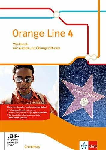 Image du produit Orange Line 4. Workbook mit Audios und Übungssoftware. Grundkurs. Klasse 8. Ausgabe 2014 (Allemand, Anglais, Maison d'édition Ernst Klett, 2017)