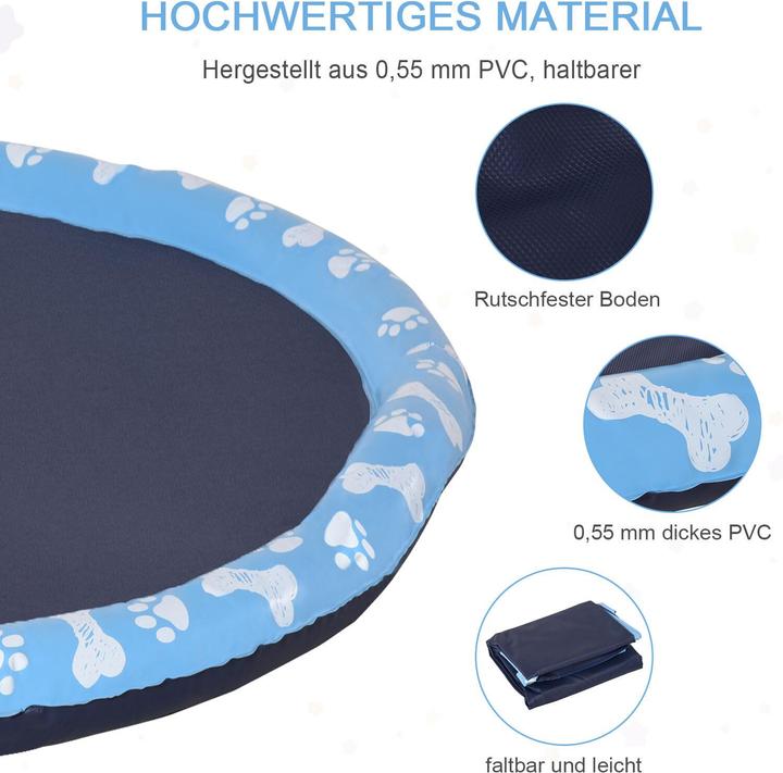 Image du produit PawHut Pataugeoire pour chiens pliable pour un transport facile (Piscine pour chiens)