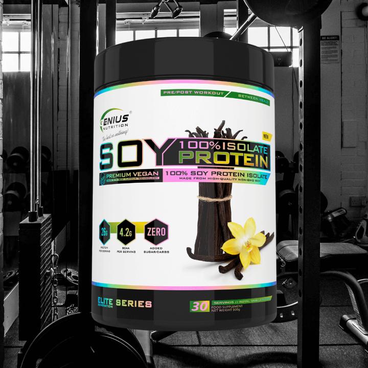 Actual product image Genius Nutrition 100% Soy Protein Isolate (Vanilla, 1 pcs., 900 g)