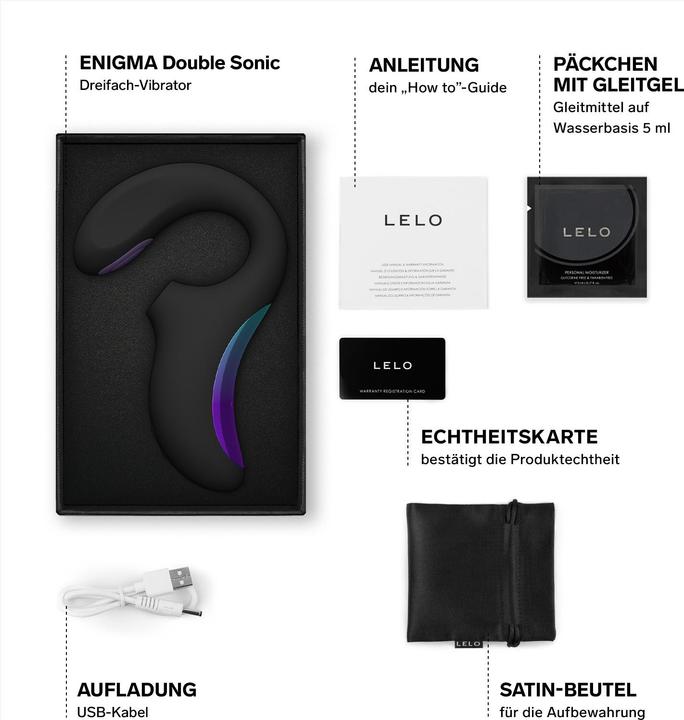 Actual product image LELO Enigma Double Sonic
