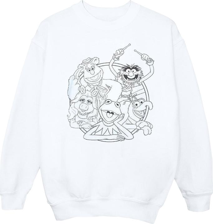Immagine prodotto Disney The Muppets Group Line Art Felpa Uomo (XL)
