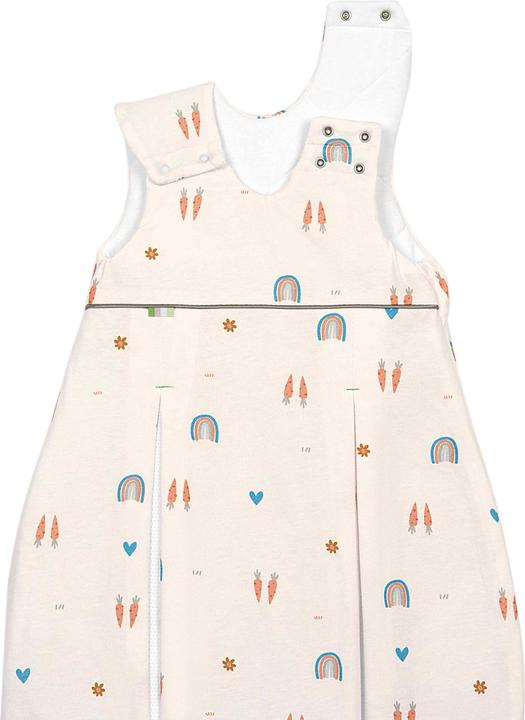 Actual product image Odenwälder Baby winter sleeping bag prima klima Rainbow Ecru size 70 (70 cm)