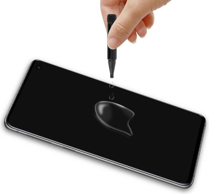 Actual product image Avizar Glass with liquid glue and UV light (2 Piece, Samsung Galaxy S10)