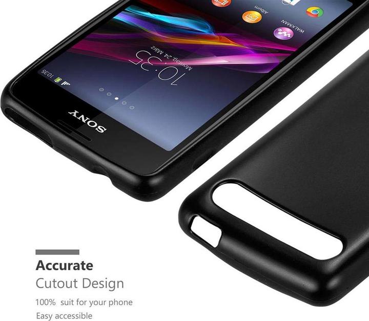 Image du produit Cadorabo Couverture métallique mate TPU (Sony Xperia E1)