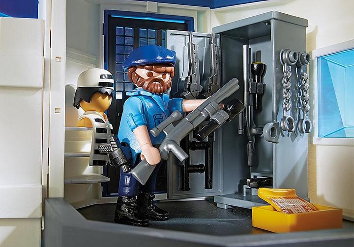 Immagine prodotto Playmobil Centro di comando della polizia internazionale con prigione (6872, Playmobil Città d'azione)