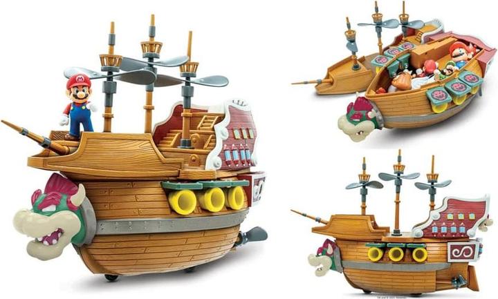 Immagine prodotto Jakks Pacific Playset della Nave di Bowser di Super Mario 2,5 pollici Deluxe