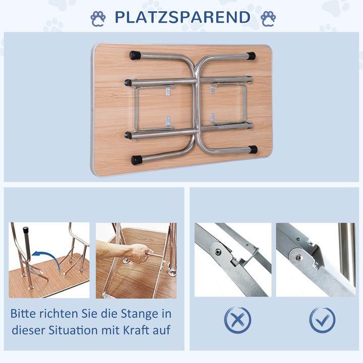 Produktbild PawHut Hundetrimmtisch mit verstellbarer Stange (Hund)