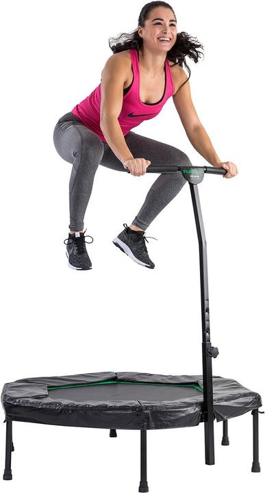 Produktbild Tunturi Hexagon Fitness Trampolin mit Verstellbarem und Abnehmbarem Handgriff (84 cm)
