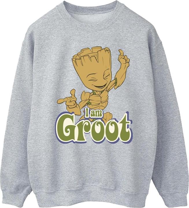 Actual product image Guardians of the Galaxy Mens Groot Dancing Sweatshirt (XXL)