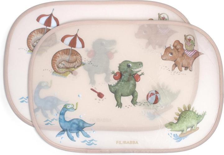 Produktbild Filibabba Selbsthaftende Sonnenblenden 2 Stck. - Dino Beach