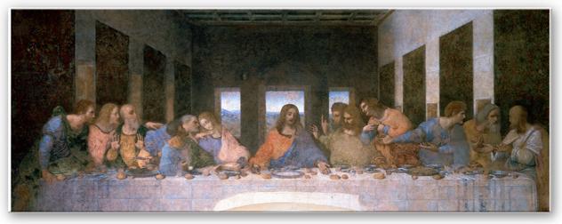 Actual product image Trenddeko Da Vinci - The Last Supper - Panorama (80 x 30 cm)