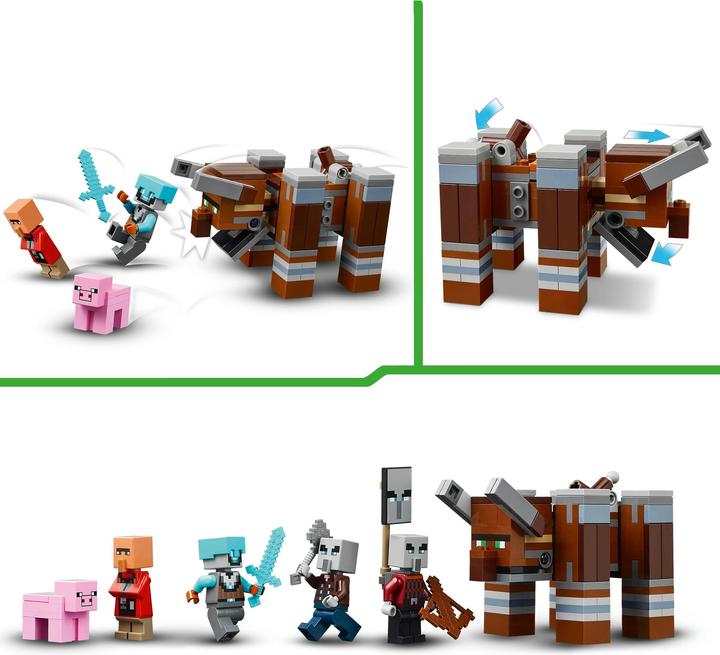 Produktbild LEGO Ein Verwüster am Plünderer-Aussenposten (21278, LEGO Minecraft)