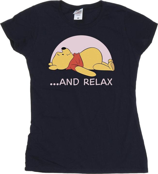 Actual product image Disney Womens/Ladies Winnie The Pooh Relax Cotton T-Shirt (XXL)