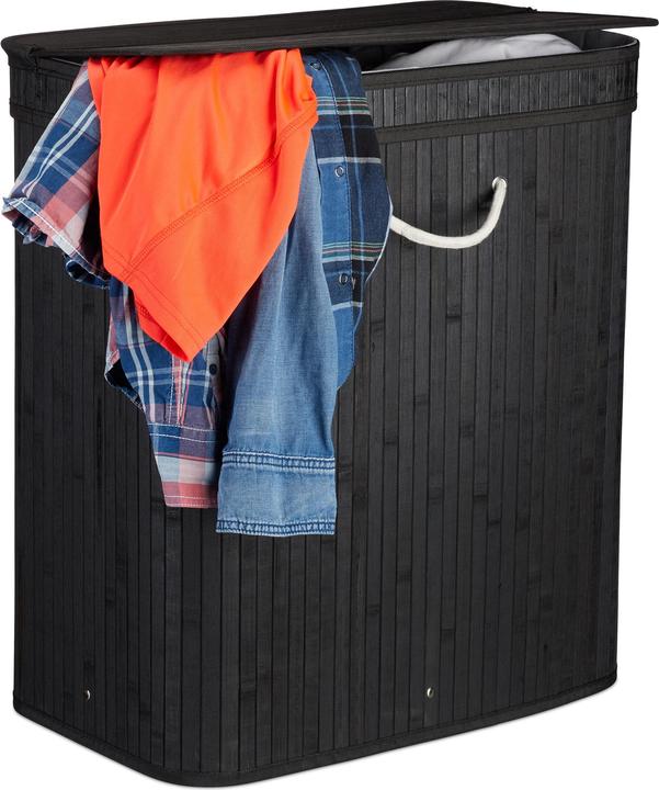 Immagine prodotto Relaxdays Cesto portabiancheria con coperchio (95 l)
