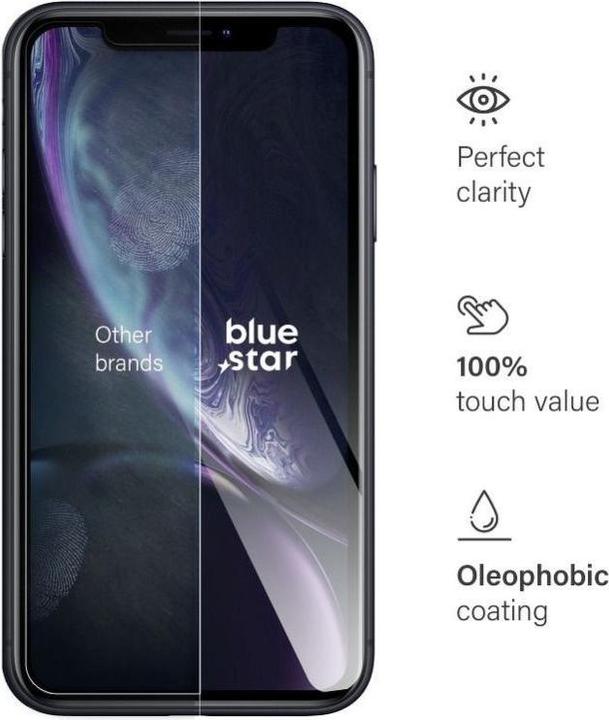 Produktbild BlueStar Displayschutz Tempered Glass für Apple iPhone Xr/11 transparent (1 Stück, Apple iPhone XR, LG K11)