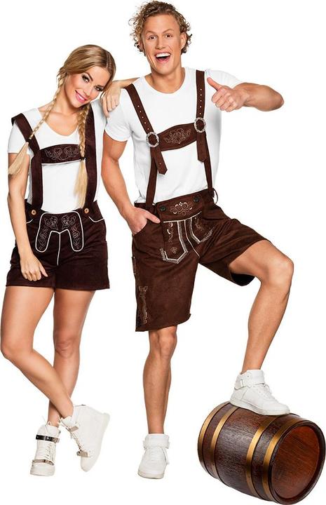 Actual product image Boland Short Fabric Traditional Trousers: Oktoberfest Trousers For Ladies (M)