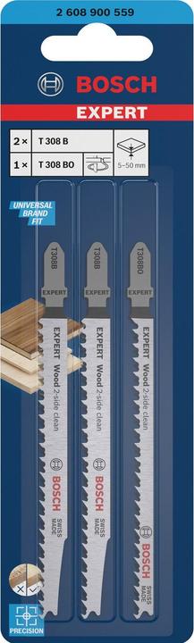 Actual product image Bosch Professional Zubehör Expert jigsaw blade set
