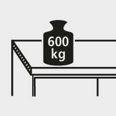 Actual product image Bedrunka & hirth Basic table powerline C (200 cm, 75 cm)