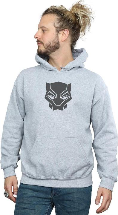 Immagine prodotto Felpa da uomo con cappuccio Black Panther Black On Black (S)