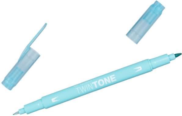 Produktbild Tombow Twintone Fasermaler (74, Aqua, 1 x)