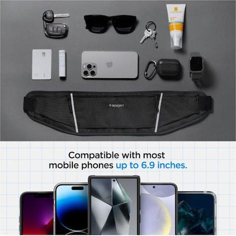 Produktbild Spigen Dynamic Shield Waist Bag czarny/ black saszetka biodrowa AMP04618