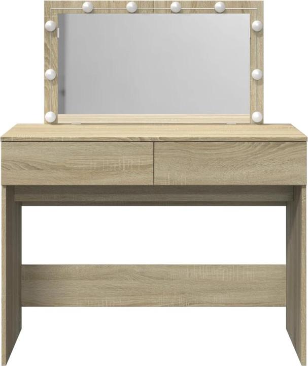 Image du produit VidaXL Coiffeuse avec éclairage LED (100 x 40 x 120 cm)