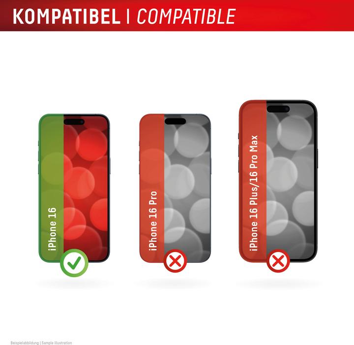 Productafbeelding Displex Smart Glass, Displayschutzfolie (1 Stuk, Apple iPhone 16)