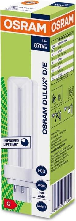 Actual product image Osram Dulux (G24q-1, 13 W, 870 lm, 1 x, A)