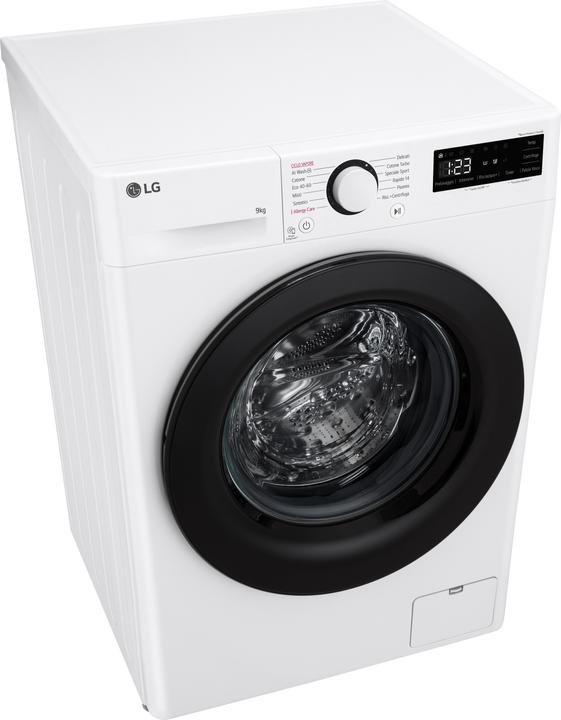 Produktbild LG F4R3009NSWB Waschmaschine 9kg AI DD, Klasse A-10%, 1400 U/min, Dampf, AI Wash (9 kg, Links)
