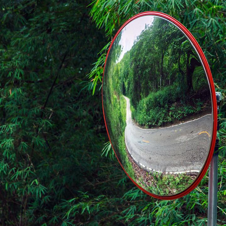 Actual product image Wiltec Safety mirror 80cm surveillance mirror panoramic mirror traffic mirror