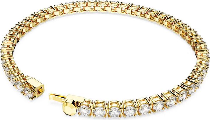 Actual product image Swarovski Matrix Tennis Bracelet Round Cut White Gold (15.50 cm, Swarovski Metal)