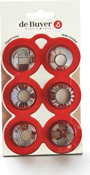 Image du produit de Buyer Set de garniture : 6 Tulles En Tritan Avec Socle (Embout)